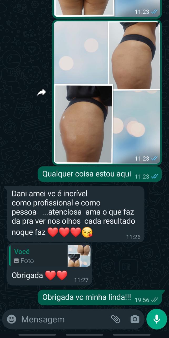Relato de paciente sobre a experiência com a clínica 10